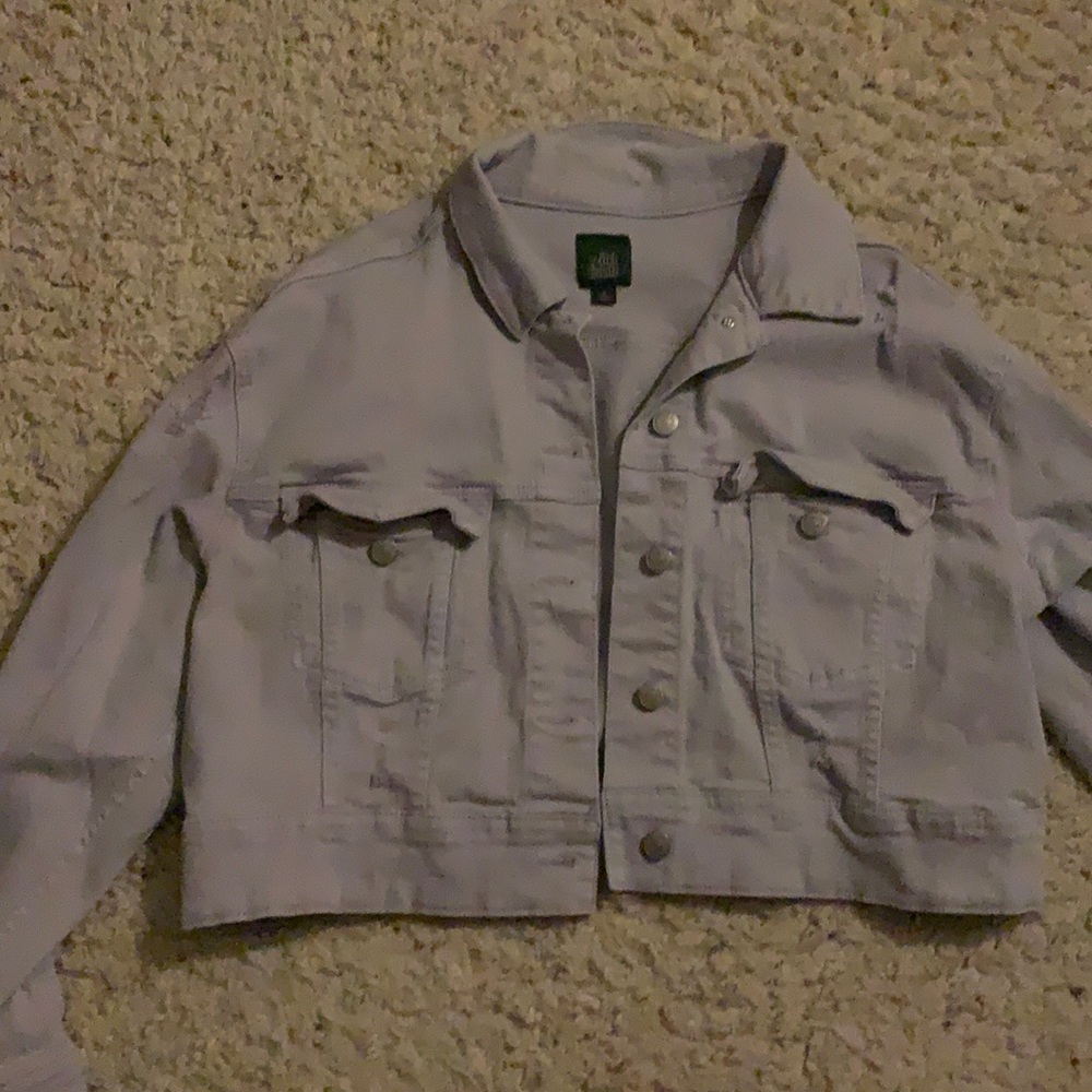 Wild fable denim purple jacket -XL